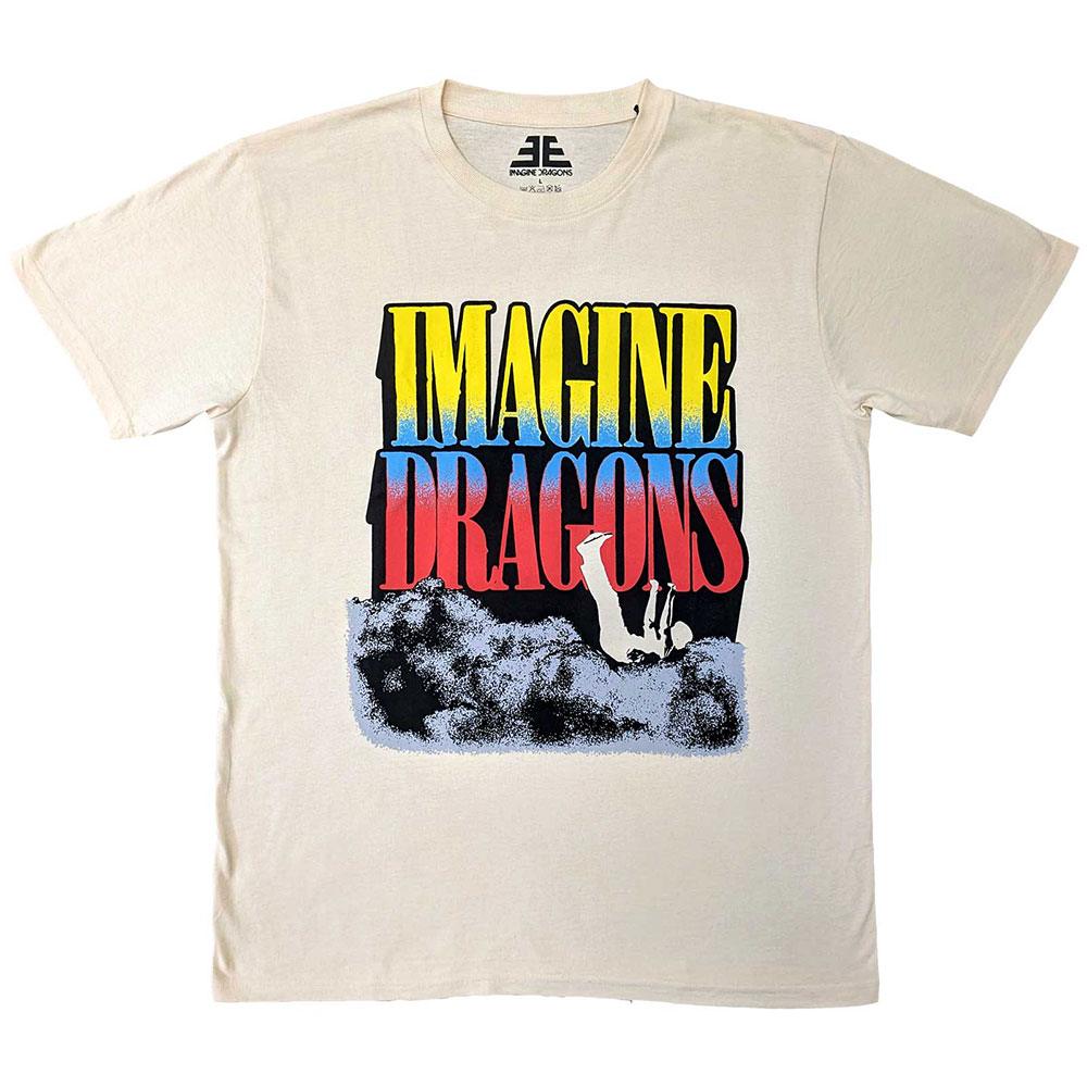 Imagine Dragons - Falling Clouds Heren T-shirt - Creme